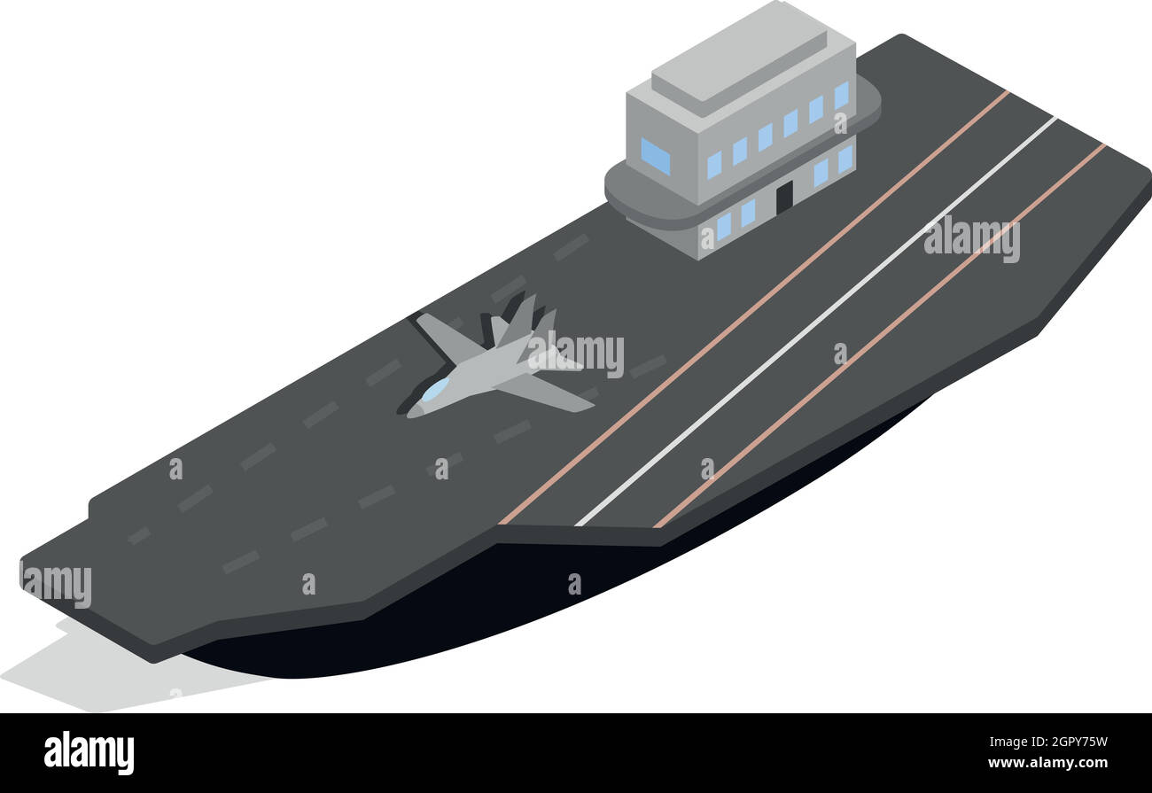 Livré avec piste d'atterrissage pour les avions icon Illustration de Vecteur