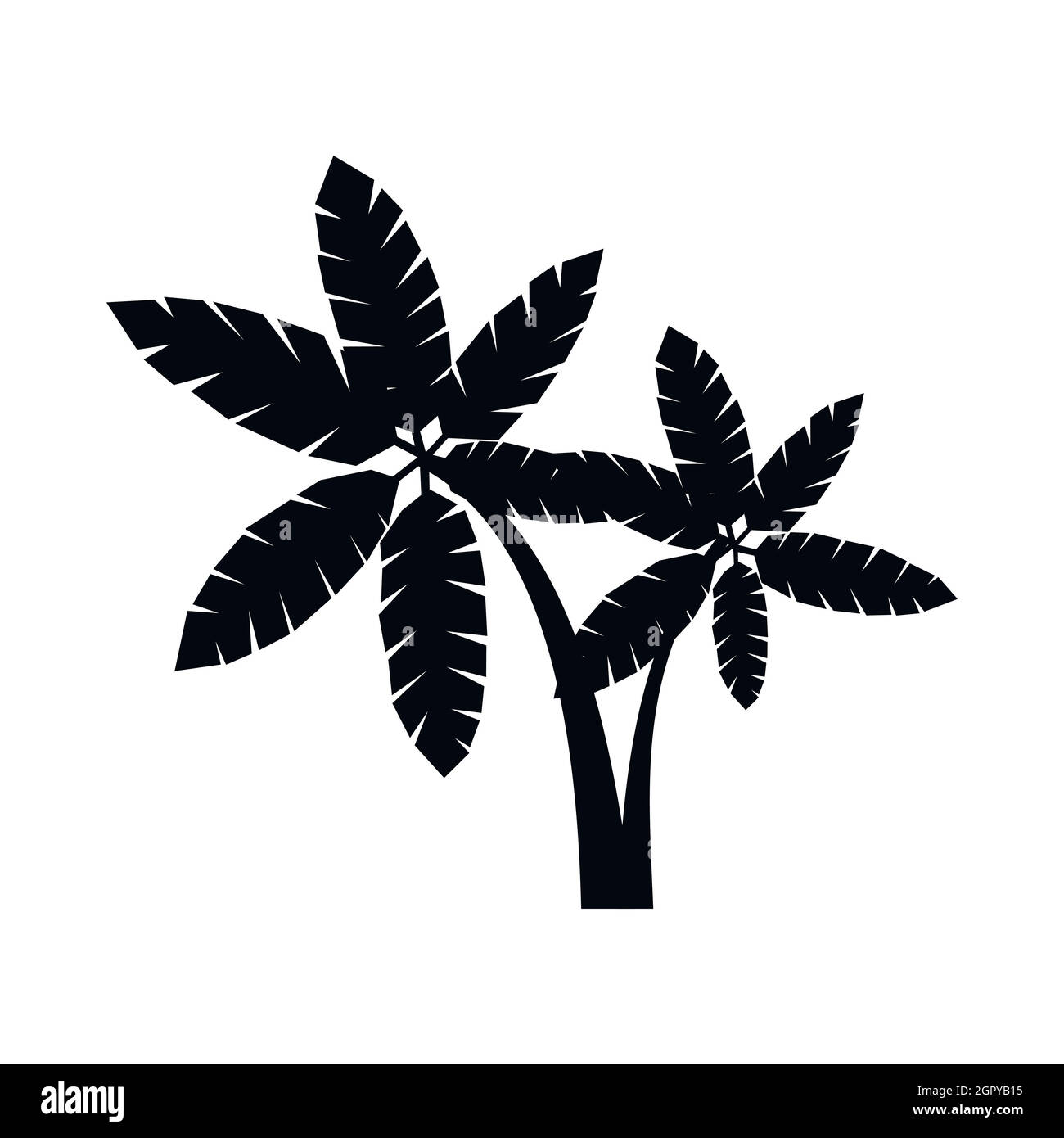 L'icône de Palma, le style simple Illustration de Vecteur L'icône de Palma, le style simple Illustration de Vecteur