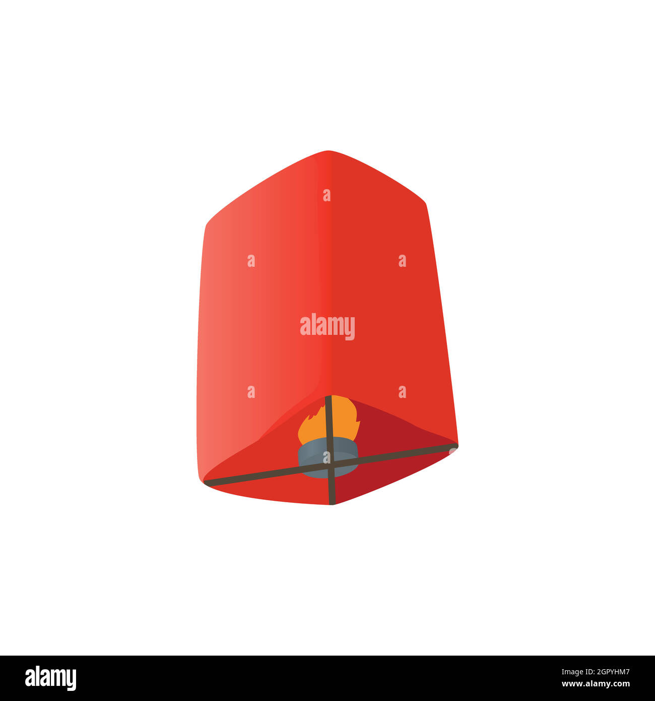 L'icône de lanternes chinoises, cartoon style Illustration de Vecteur
