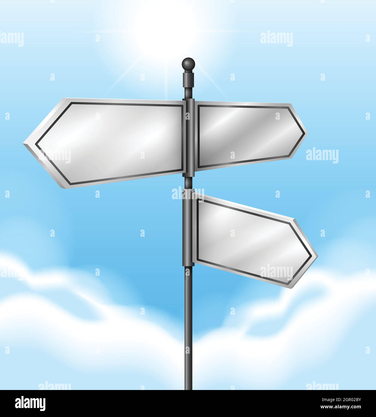 Vider les tableaux de flèches Illustration de Vecteur