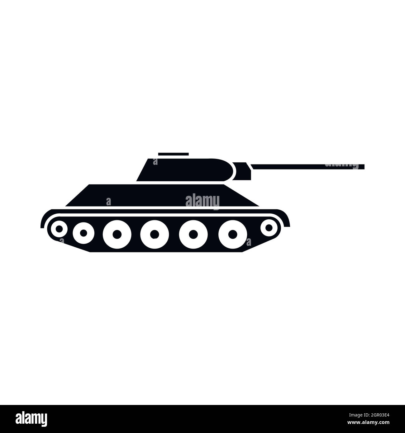 L'icône du réservoir, le style simple Illustration de Vecteur