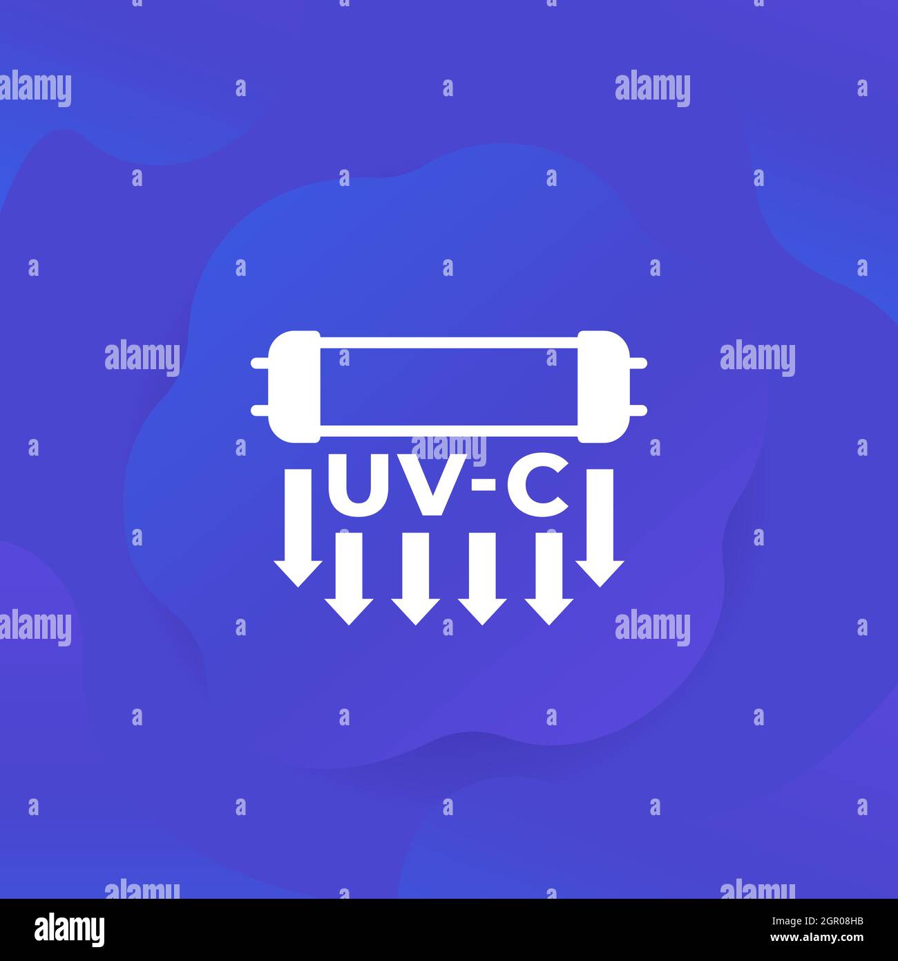 Lampe germicide UV-C, vecteur Illustration de Vecteur