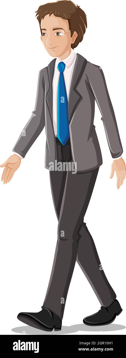 Office Man Illustration de Vecteur