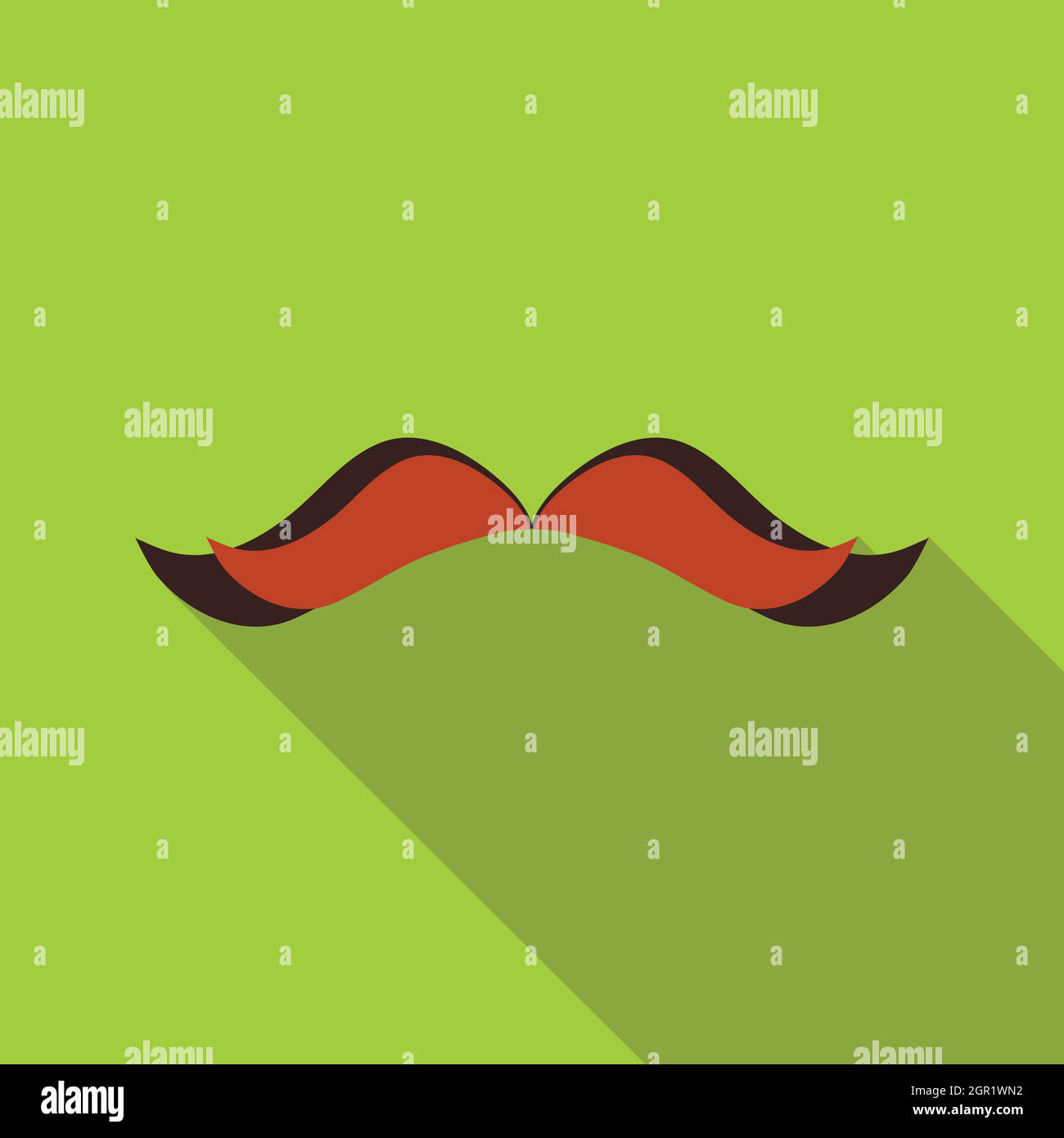 Hipster rétro style moustache icône, télévision Illustration de Vecteur