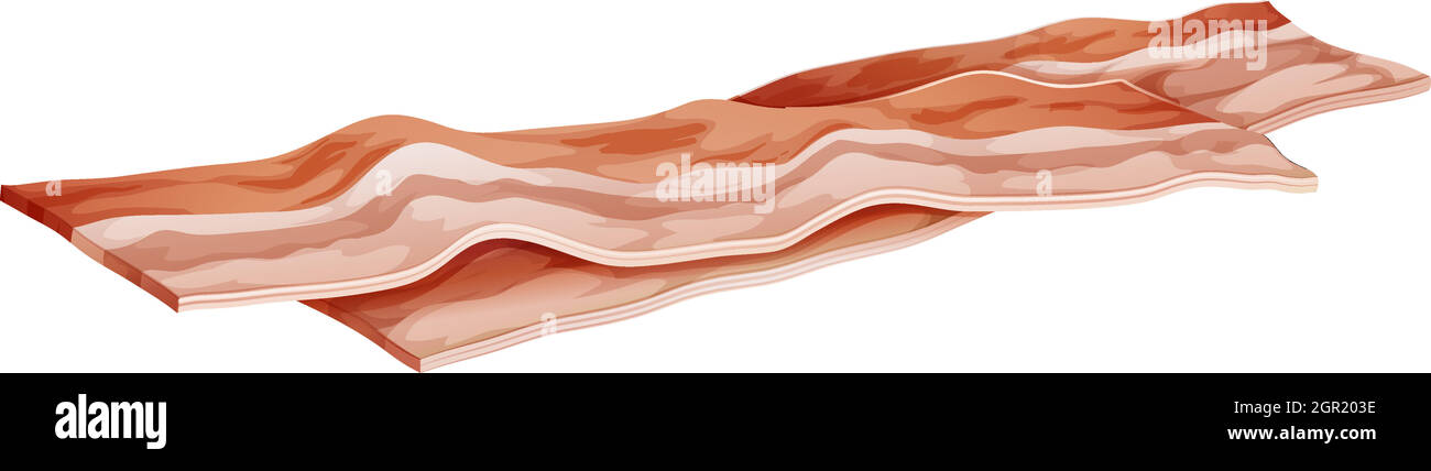 Bacon Illustration de Vecteur