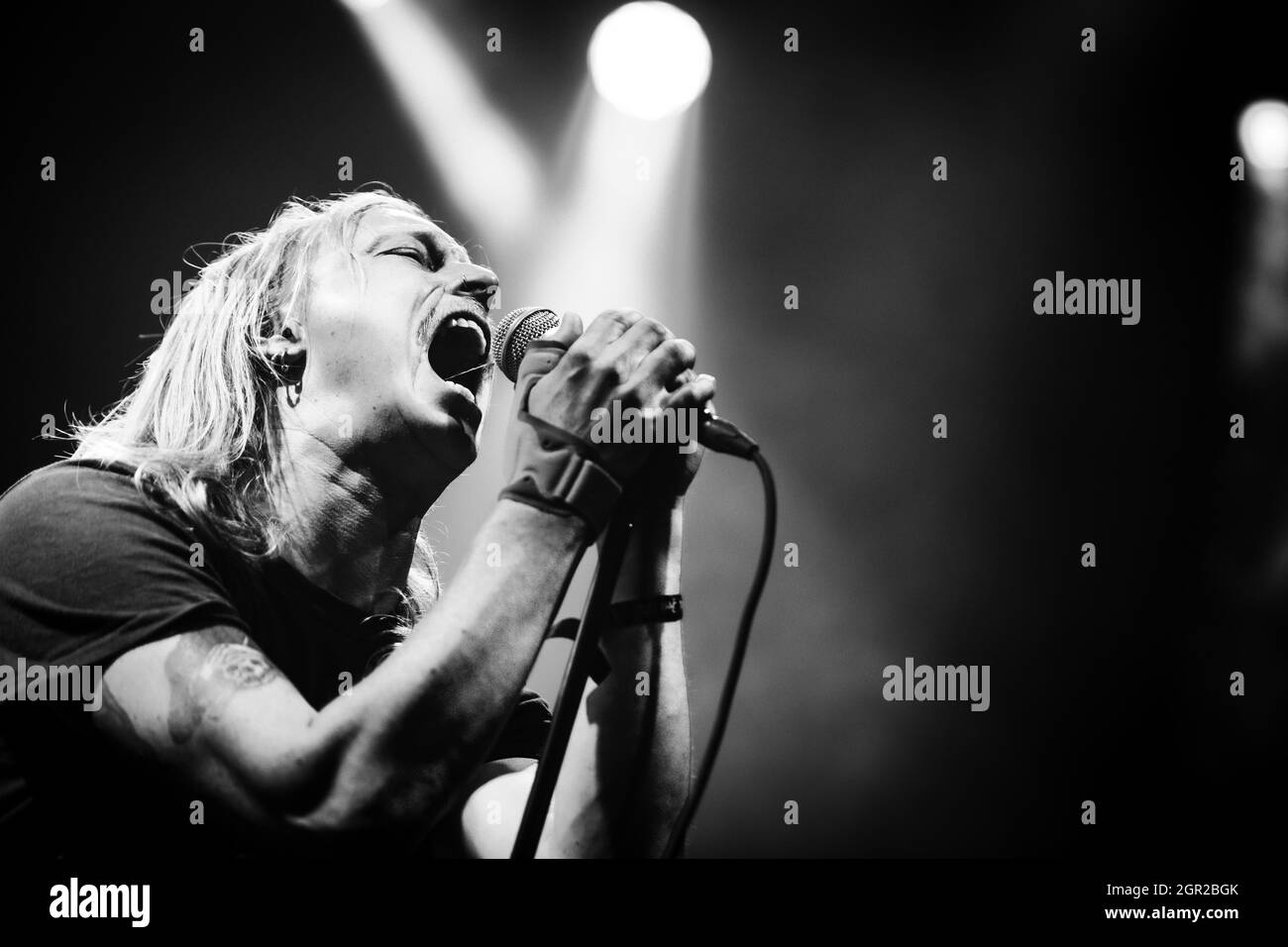 Copenhague, Danemark. 17 septembre 2021. Le groupe danois de métal noir Solbrud joue un concert à Amager Bio pendant le Copenhagen Metal Fest 2021. (Crédit photo: Gonzales photo - Nikolaj Bransholm). Banque D'Images