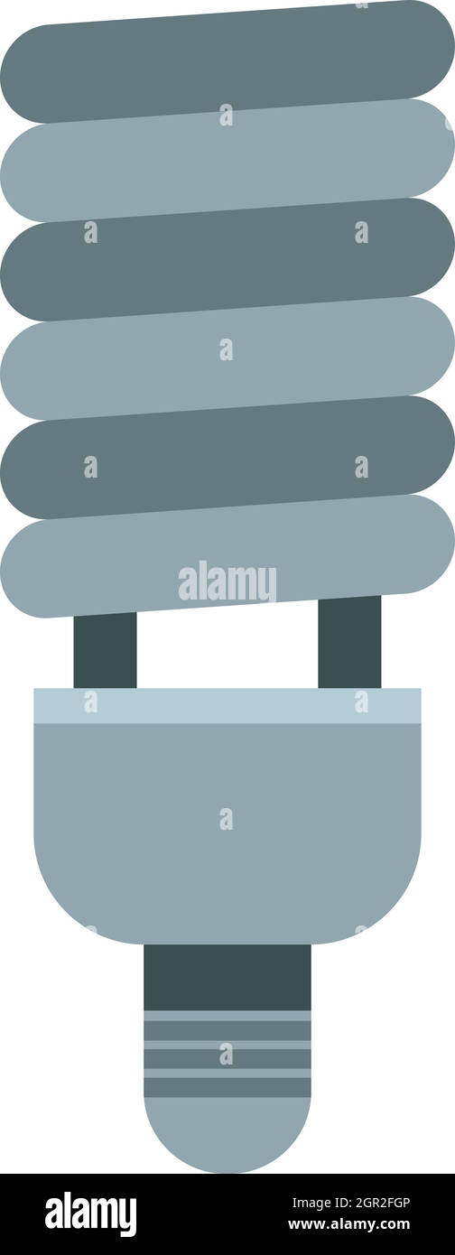 La lumière de la LCF, icône de style plat Illustration de Vecteur