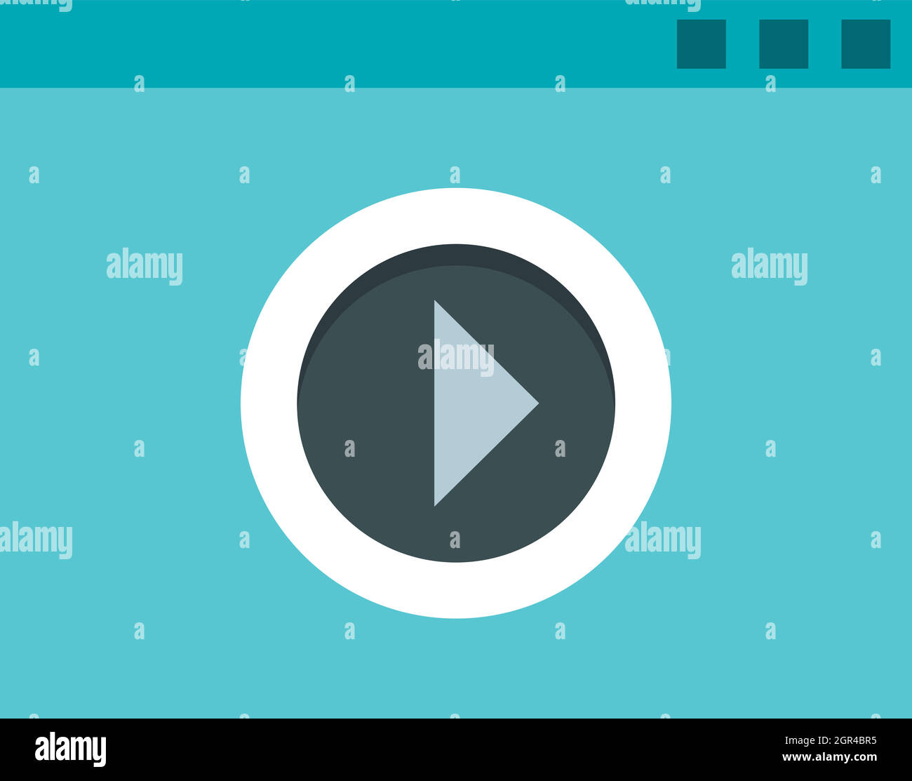 Movie player Banque d'images vectorielles - Alamy