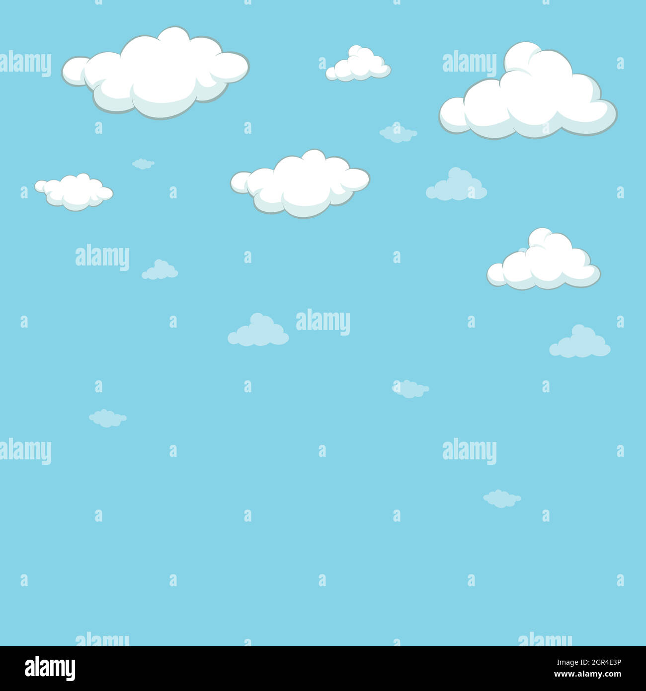 Modèle d'arrière-plan avec ciel bleu Illustration de Vecteur