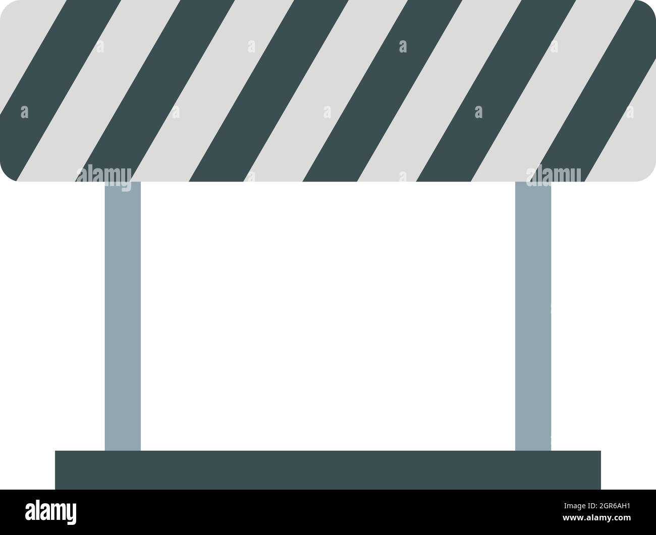 Interdiction de circulation, icône de signe style plat Illustration de Vecteur