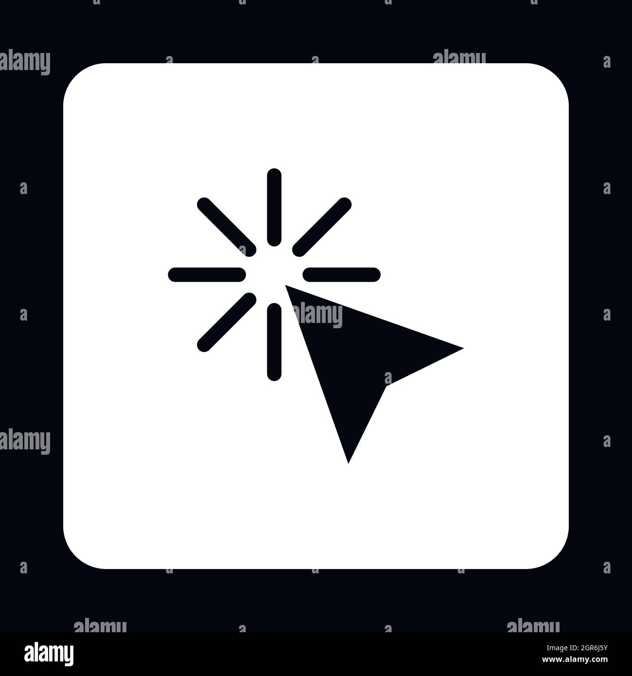 Cursor mouse arrow clicks icon Banque de photographies et d’images à ...