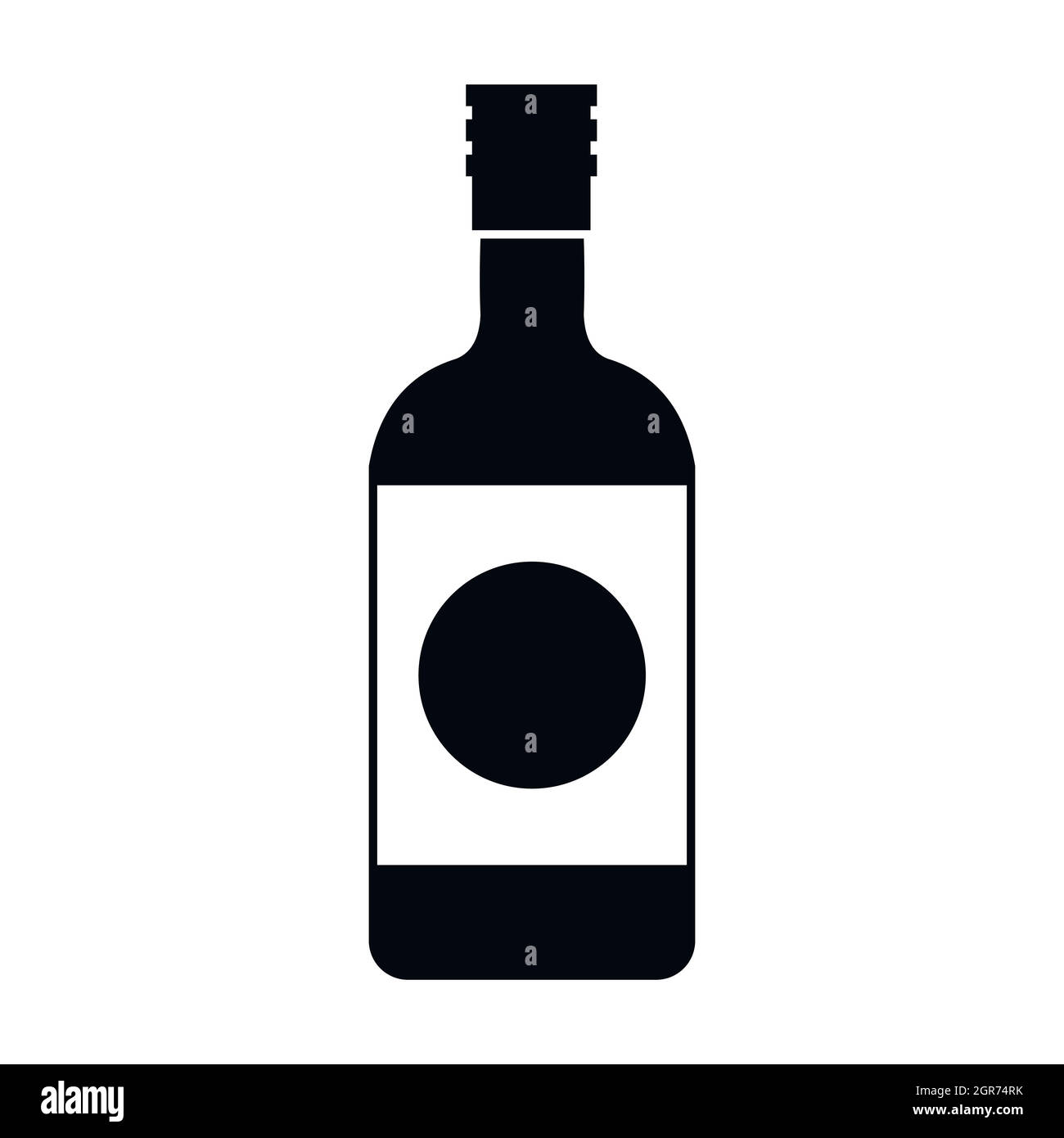 Le saké japonais, l'icône de style simple. Illustration de Vecteur