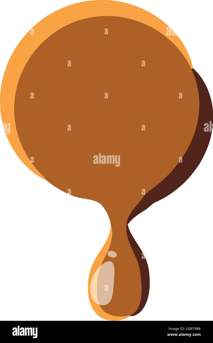 Point à partir de l'icône de caramel Illustration de Vecteur