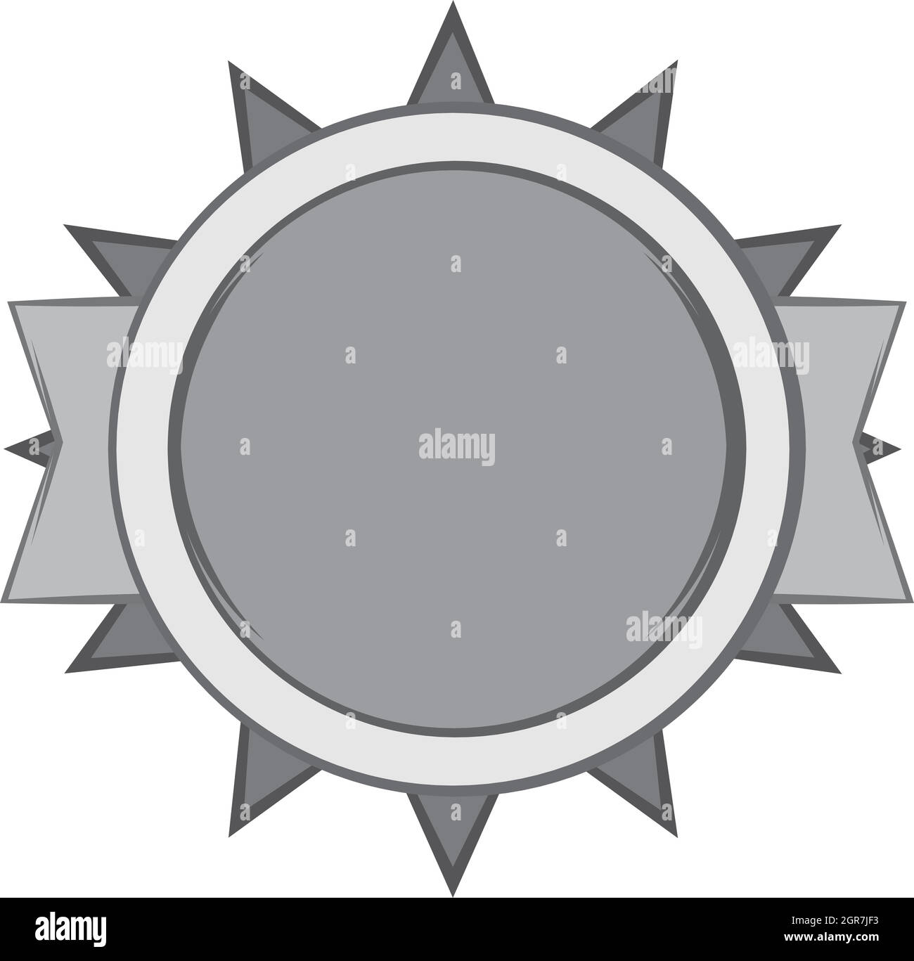 Label de qualité excellente, l'icône de style monochrome Illustration de Vecteur