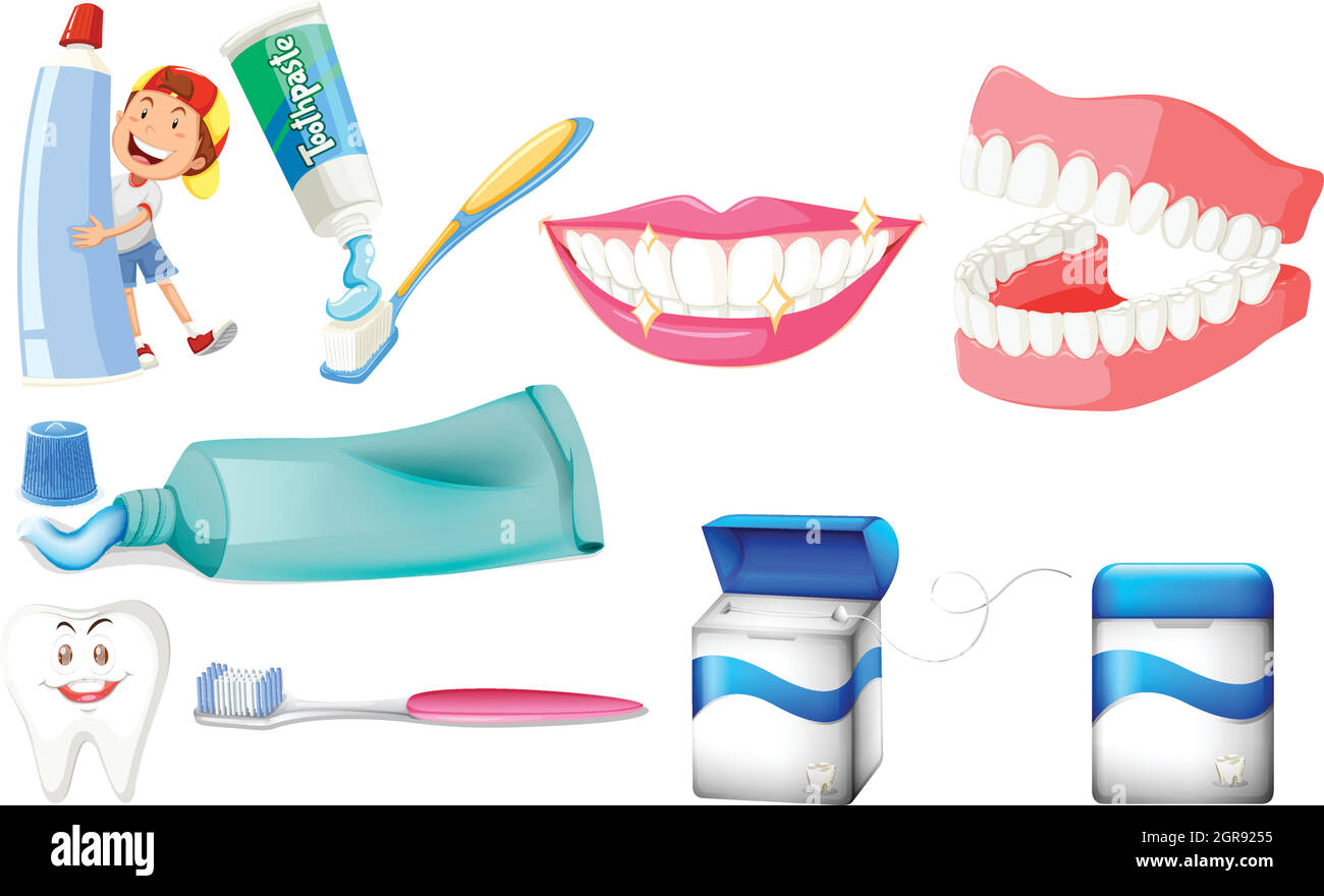 Brosser Les Dents Enfant Dessin Banque d'image et photos - Alamy