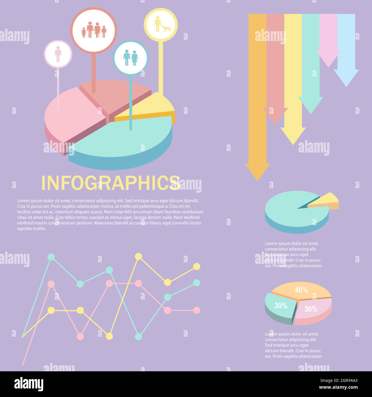 Un infographique Illustration de Vecteur