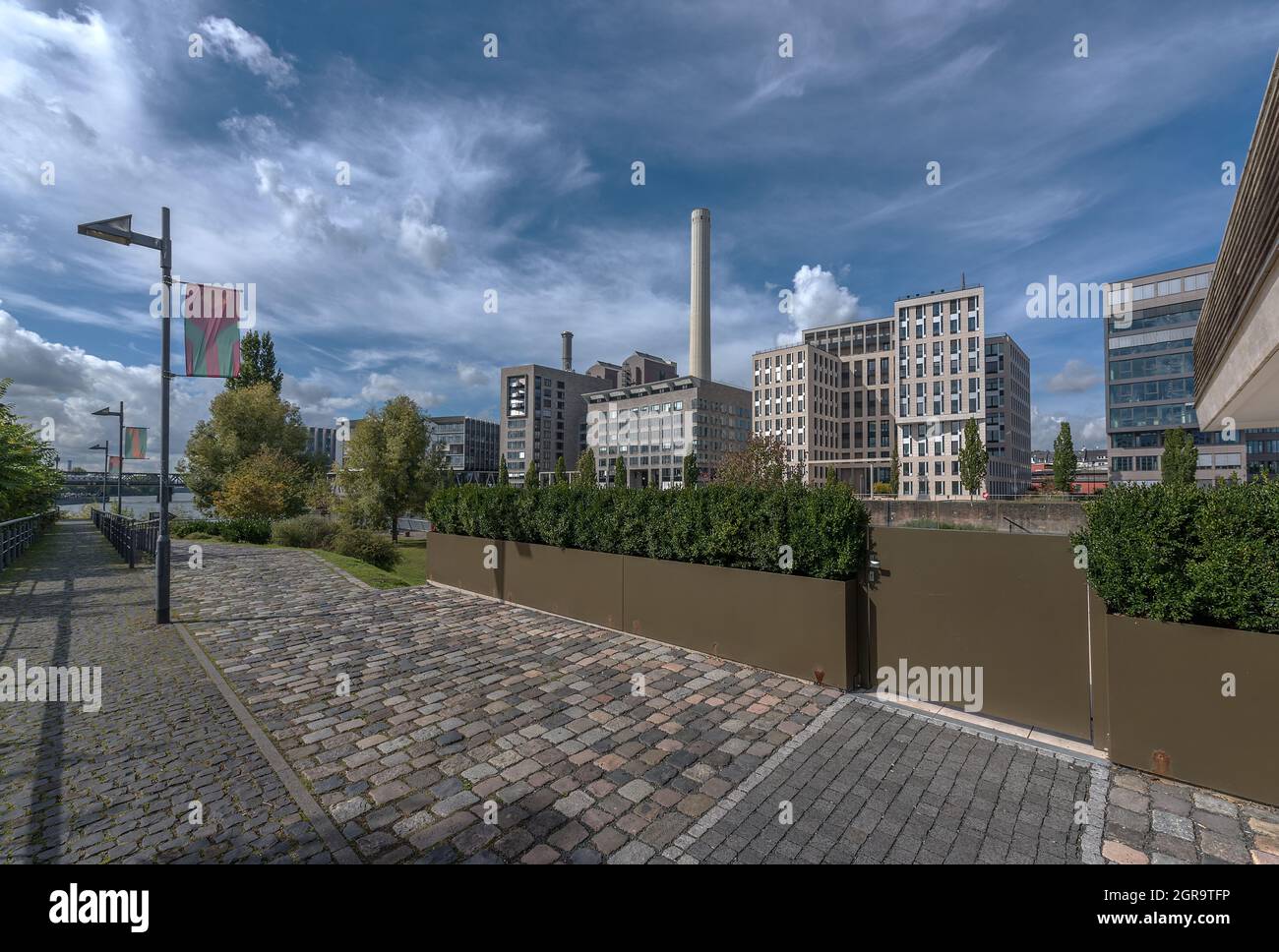 Bureaux et bâtiments commerciaux dans le quartier Westhabor, Francfort, Allemagne Banque D'Images Bureaux et bâtiments commerciaux dans le quartier Westhabor, Francfort, Allemagne Banque D'Images