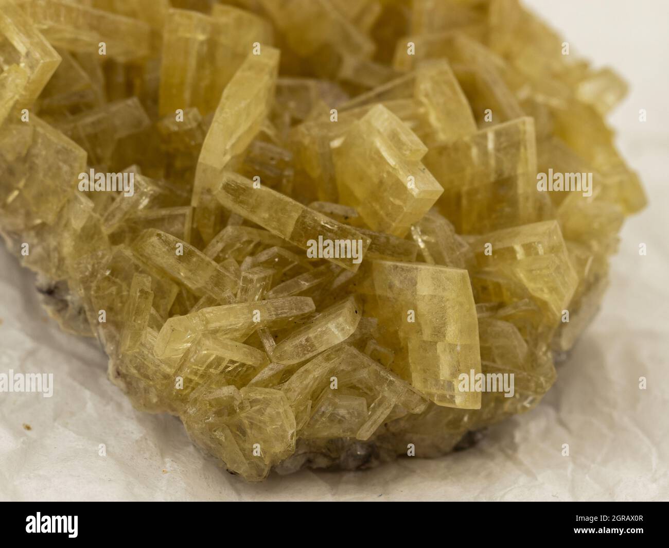 échantillon de minerai de barite Banque D'Images