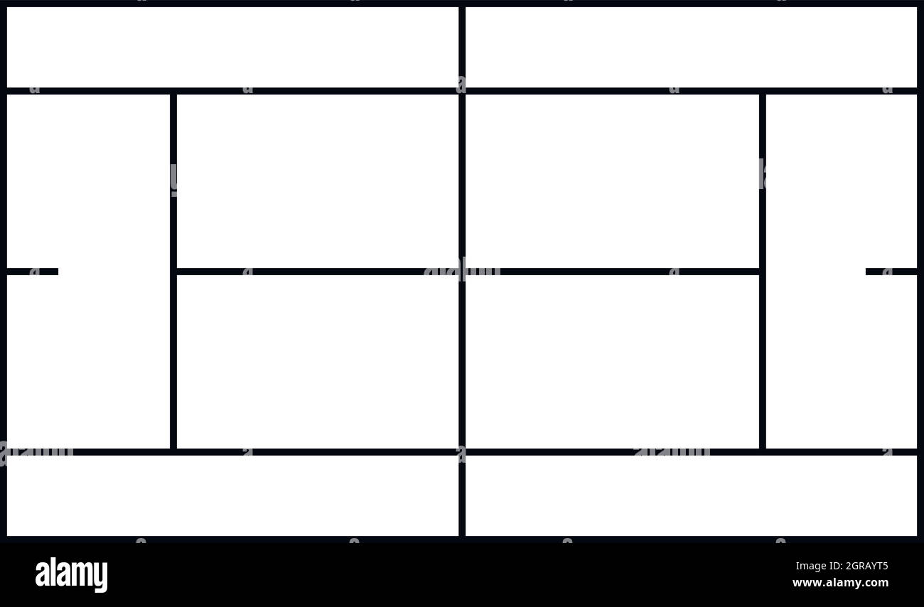 Court de tennis, l'icône de style contour Illustration de Vecteur