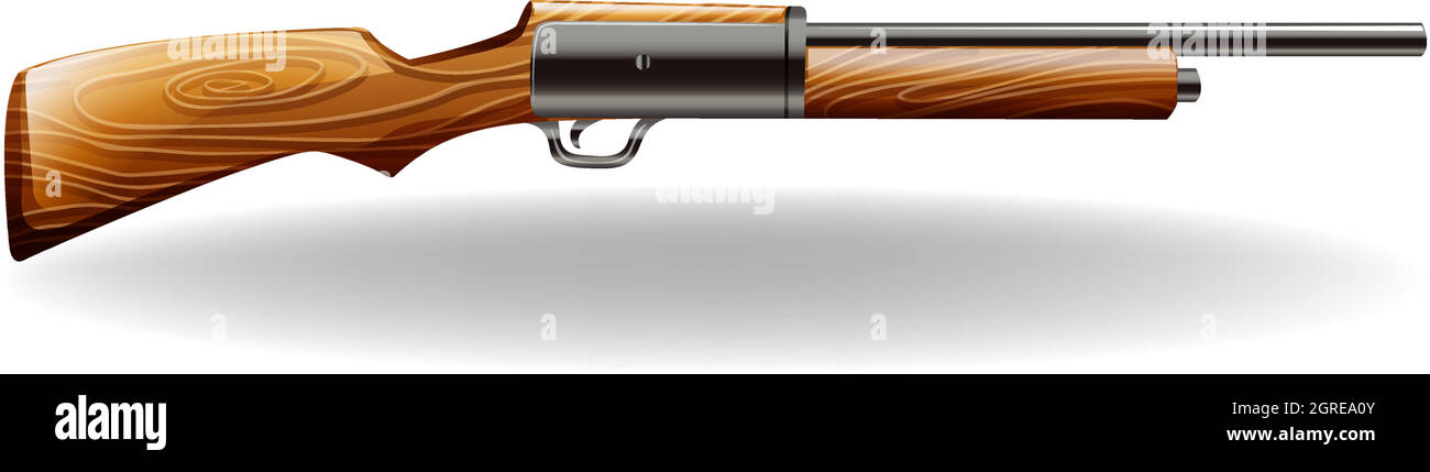 Pistolet long Illustration de Vecteur