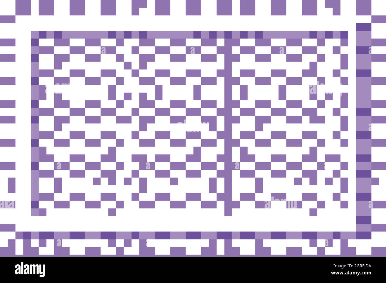 Arrière-plan des polkadots violets avec cadre Illustration de Vecteur