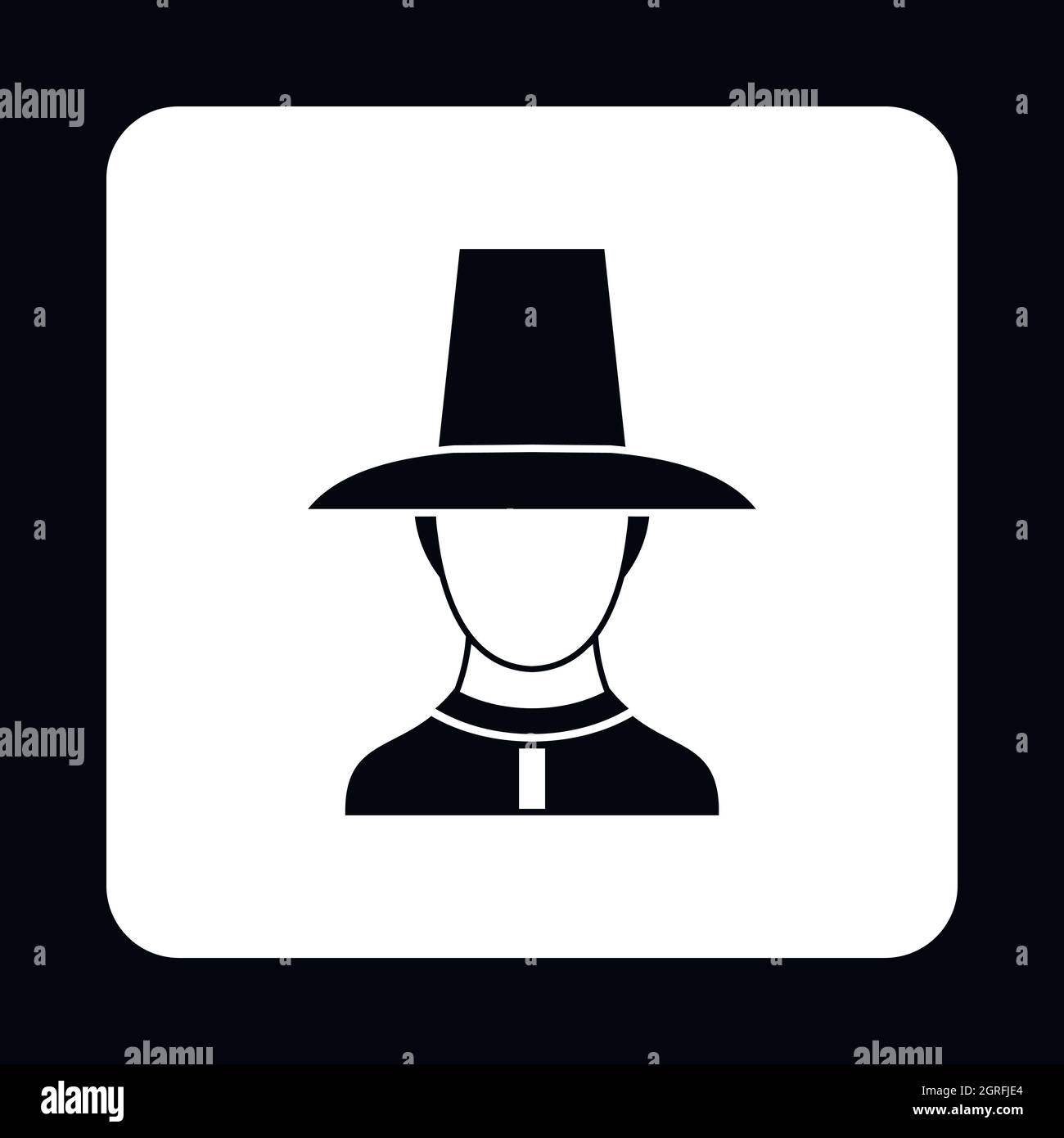 Homme au chapeau Banque d'images vectorielles - Alamy