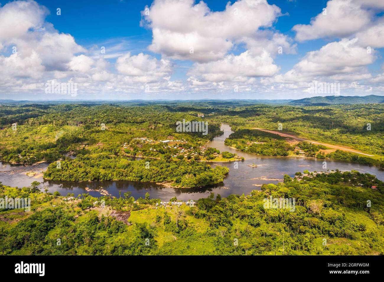 France, Guyane française, Parc Amazonien de Guyane, zone cardiaque