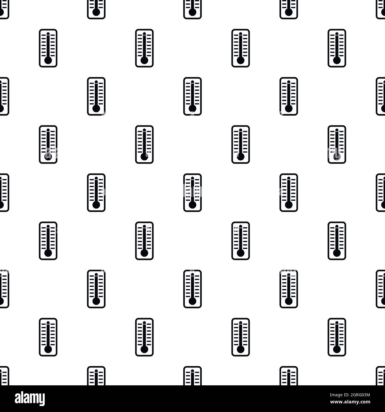 Thermomètre avec motif à basse température Illustration de Vecteur