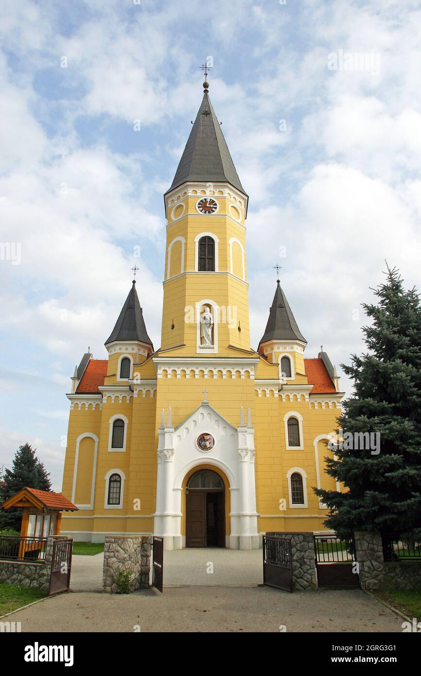 Église paroissiale de l'Annonciation de la Vierge Marie à Velika Gorica, Croatie Banque D'Images