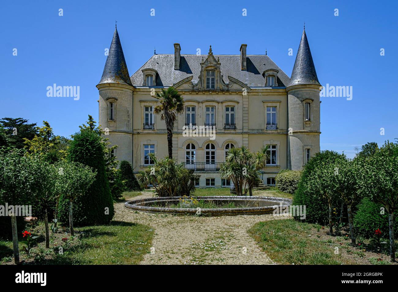 France, Charente-Maritime, île d'Oléron, Saint-Georges d'Oléron, château de Fournier Banque D'Images