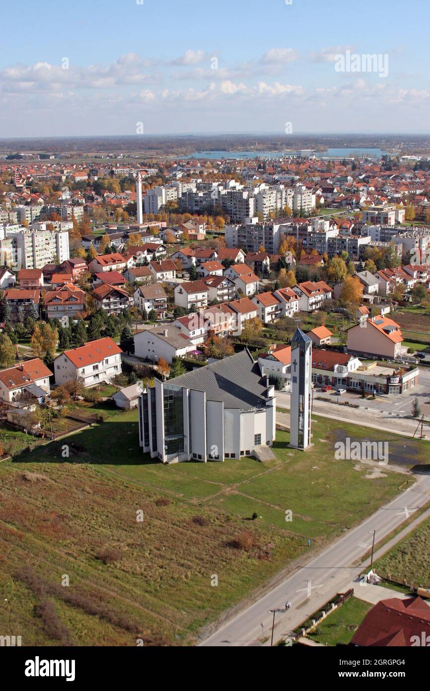 Église paroissiale des Saints Pierre et Paul à Velika Gorica, Croatie Banque D'Images