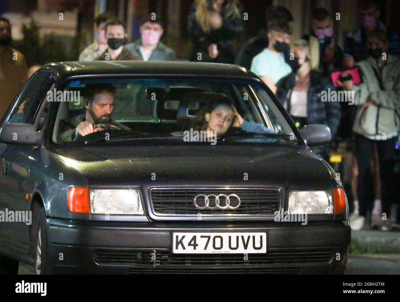 6 septembre 2021. Adrian Road, Halliwell, Bolton. Tournage de nuit pour