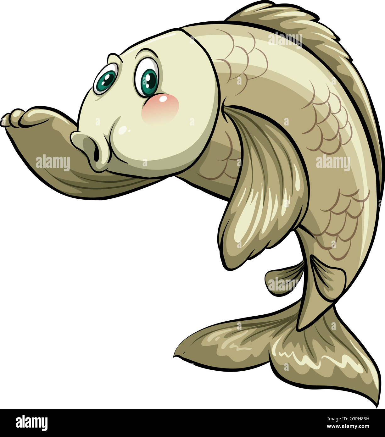 Buvez comme un poisson Illustration de Vecteur