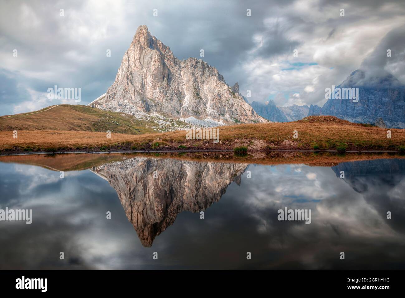 Passo Giau, Belluno, Vénétie, Dolomites, Italie Banque D'Images