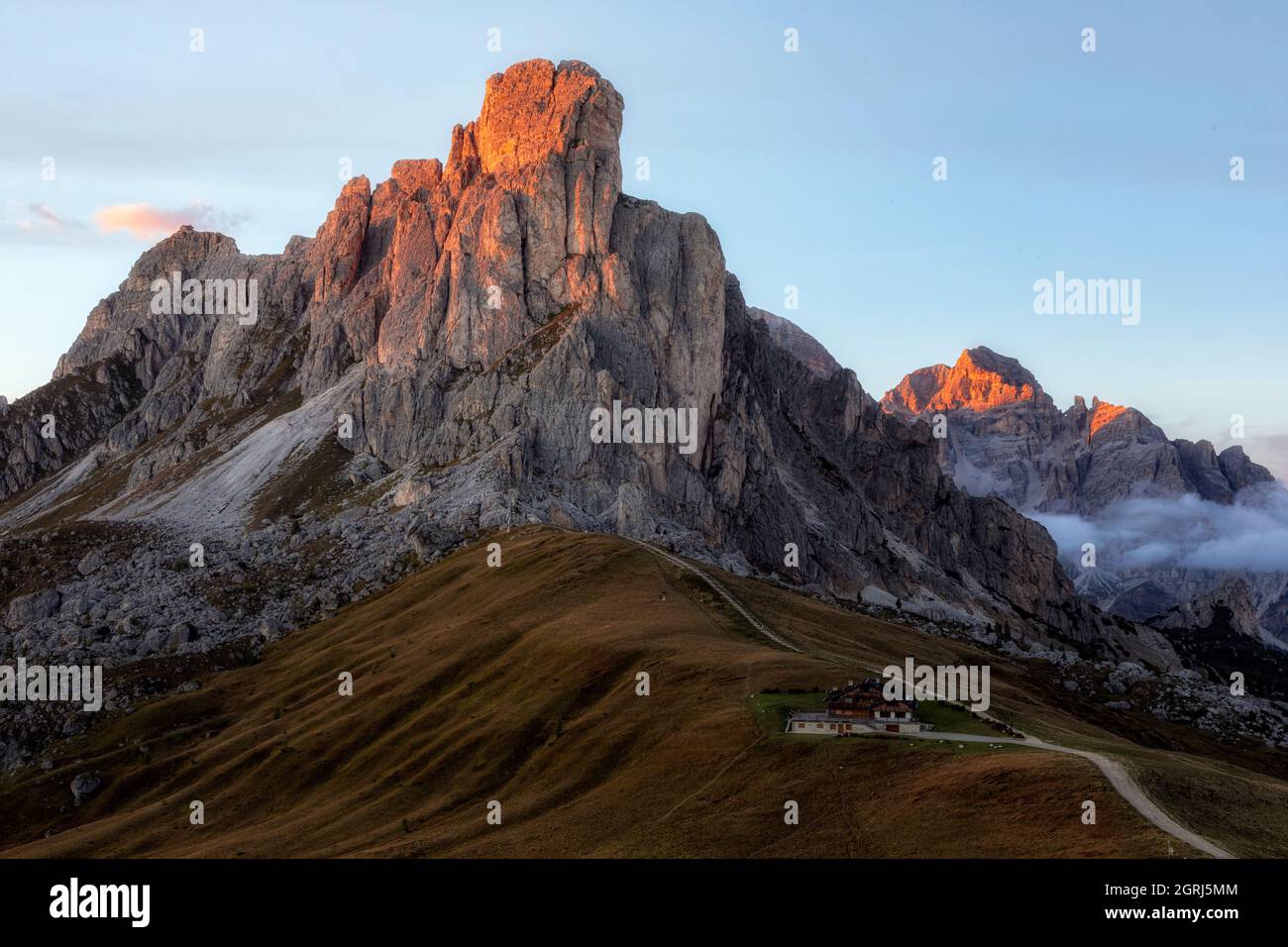 Passo Giau, Belluno, Vénétie, Dolomites, Italie Banque D'Images