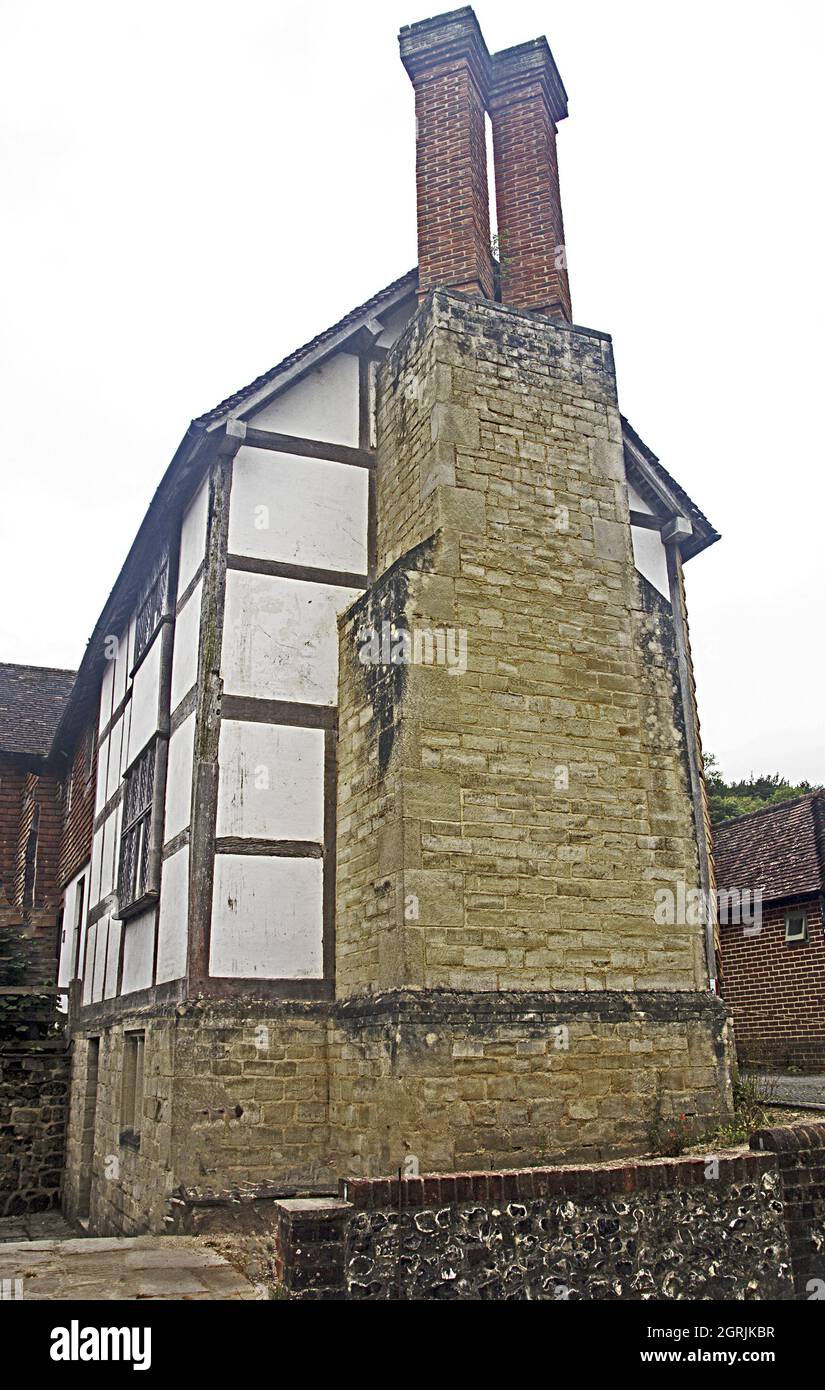 EXTENSION DE LA MAISON DU DÉBUT DU XVIIE SIÈCLE; MUSÉE DU CENTRE Banque D'Images