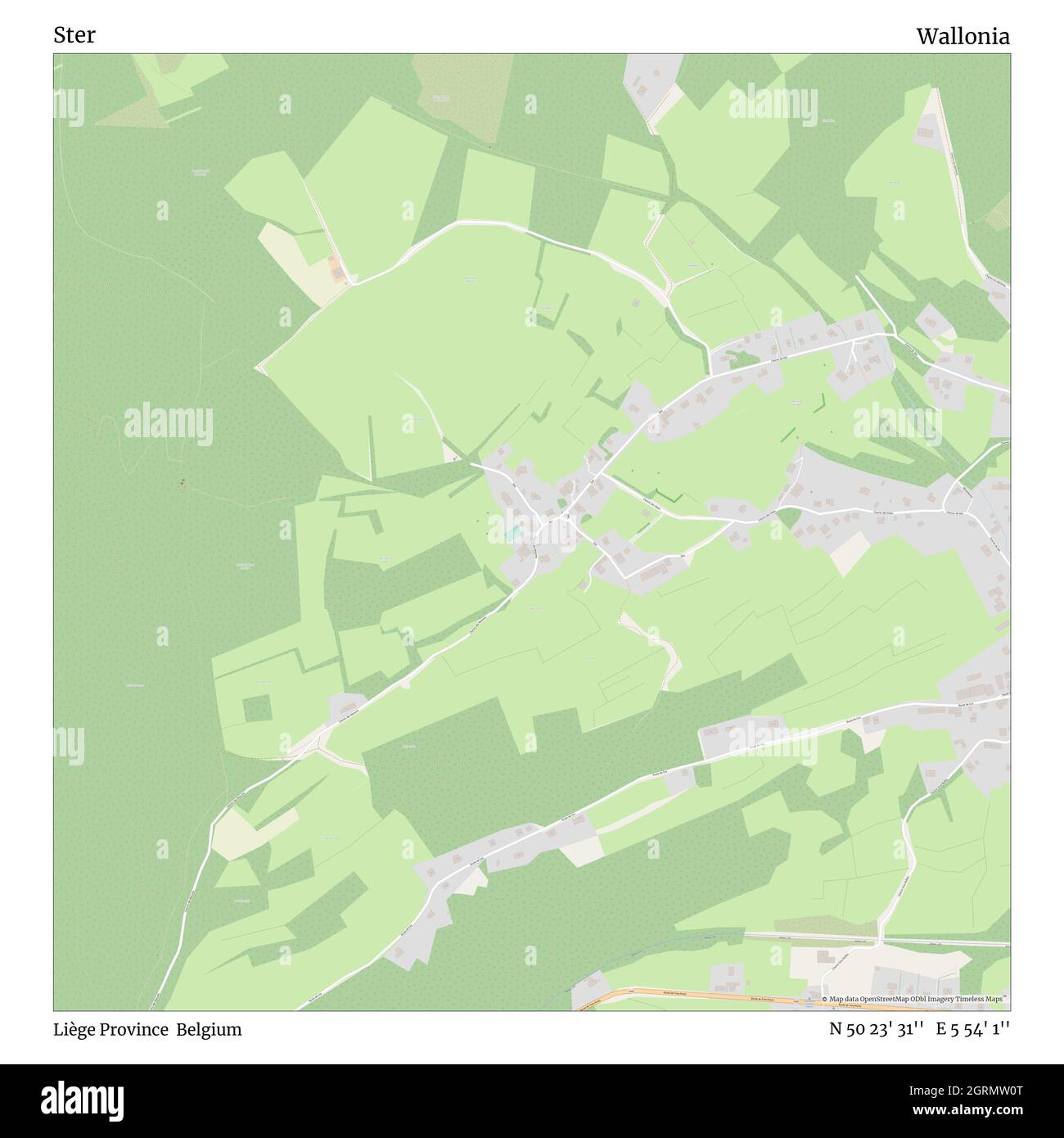 Ster, province de Liège, Belgique, Wallonie, N 50 23' 31'', E 5 54' 1'', carte, carte intemporelle publiée en 2021.Les voyageurs, les explorateurs et les aventuriers comme Florence Nightingale, David Livingstone, Ernest Shackleton, Lewis et Clark et Sherlock Holmes se sont appuyés sur des cartes pour planifier leurs voyages dans les coins les plus reculés du monde. Timeless Maps dresse la carte de la plupart des sites du monde, montrant ainsi la réalisation de grands rêves Banque D'Images