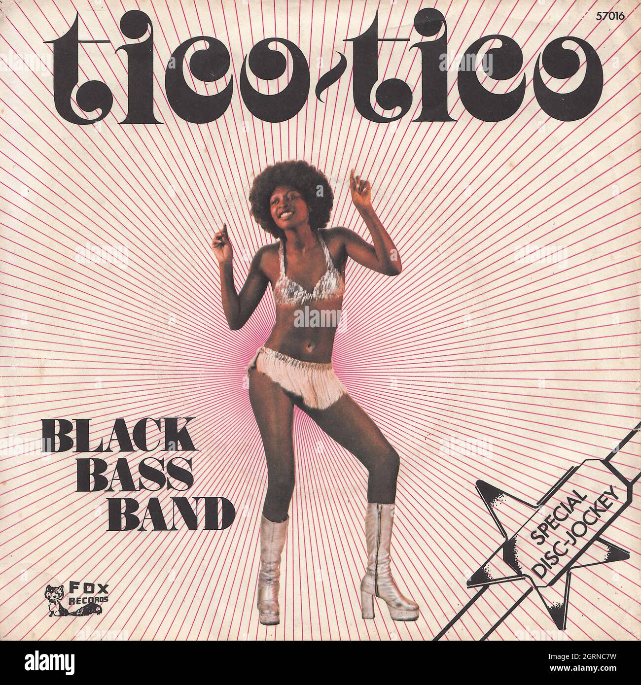 Black Bass Band - Tico-Tico - Kami-Sound Blues 45 tr/min - Vintage Vinyl Record Cover Banque D'Images