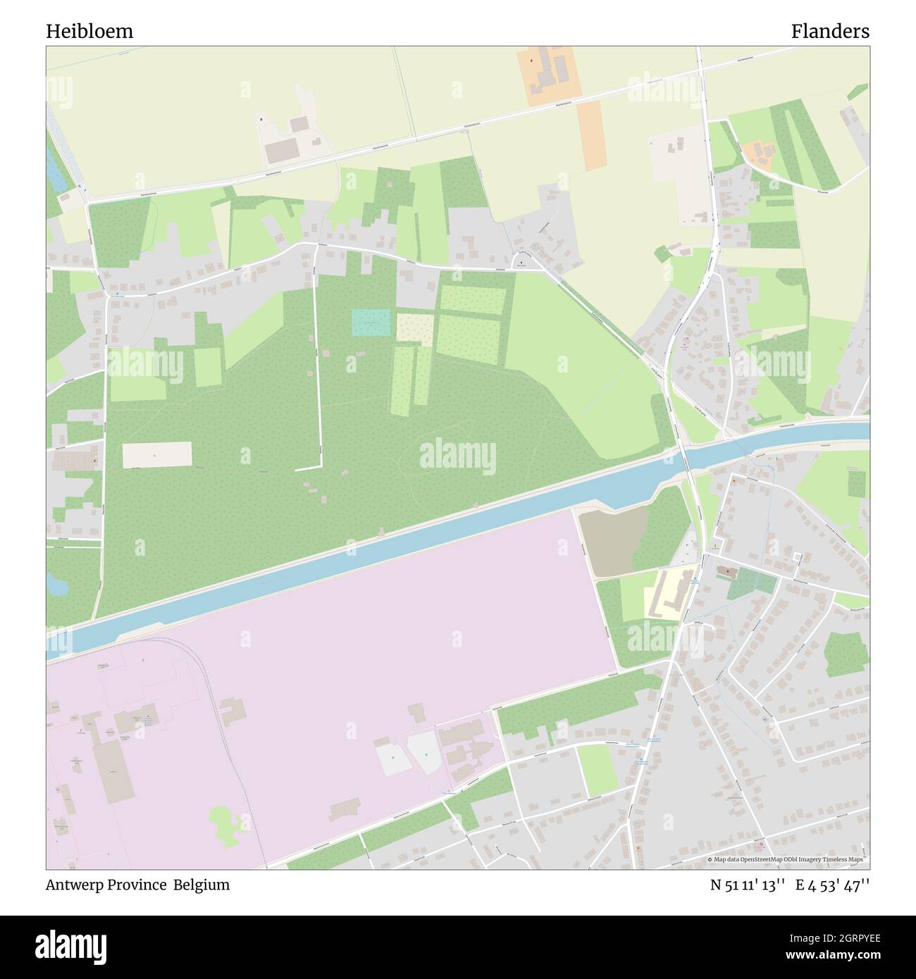 Heibloem, province d'Anvers, Belgique, Flandre, N 51 11' 13'', E 4 53' 47'', carte, carte intemporelle publiée en 2021.Les voyageurs, les explorateurs et les aventuriers comme Florence Nightingale, David Livingstone, Ernest Shackleton, Lewis et Clark et Sherlock Holmes se sont appuyés sur des cartes pour planifier leurs voyages dans les coins les plus reculés du monde. Timeless Maps dresse la carte de la plupart des sites du monde, montrant ainsi la réalisation de grands rêves Banque D'Images