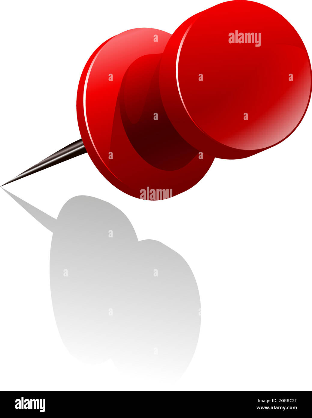 Pince en métal de couleur rouge Illustration de Vecteur