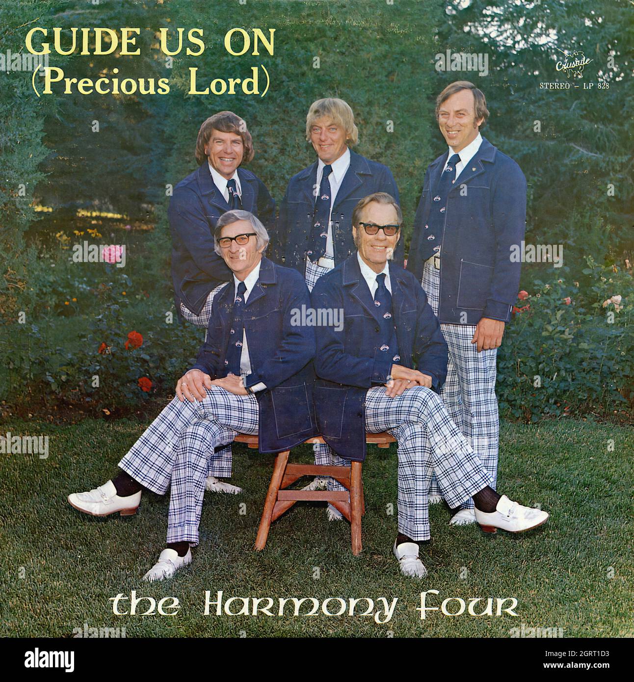 Guide nous sur (Seigneur précieux) - Vintage American Christian Vinyl Album Banque D'Images