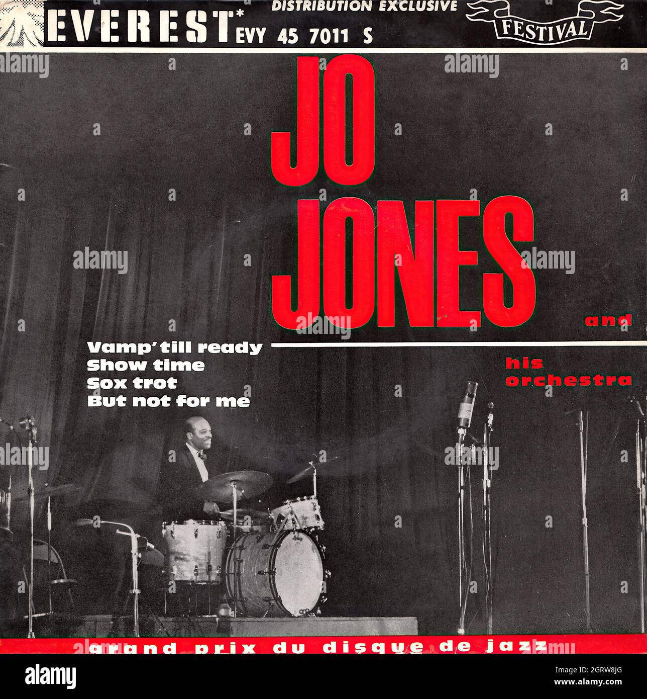 Joe Jones et son orchestre - Vamp' till ready EP - Vintage Vinyl Record Cover Banque D'Images