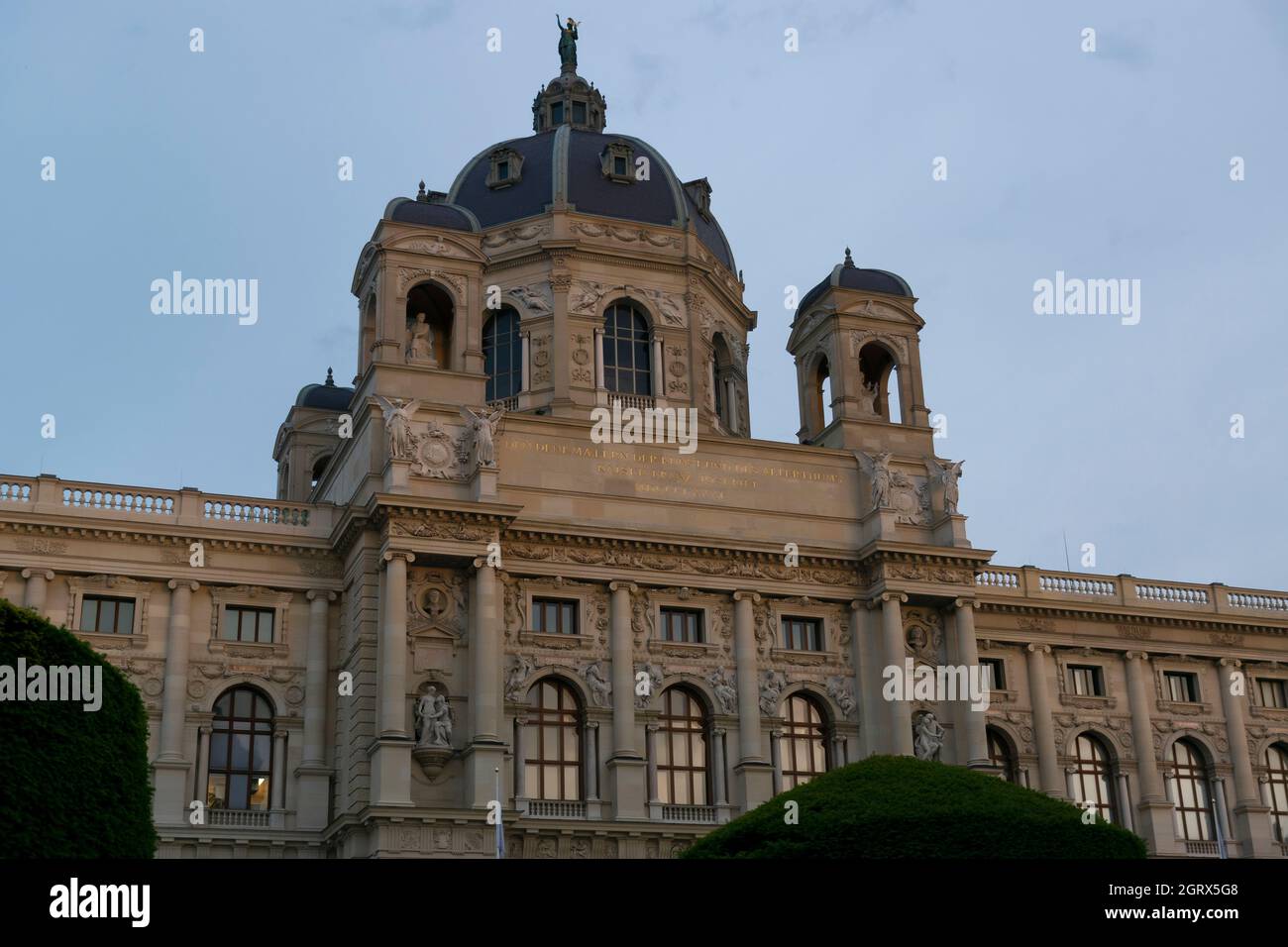 30 mai 2019 Vienne, Autriche - Musée Kunsthorisches de Vienne (Musée des beaux-arts) ciel nuageux Banque D'Images