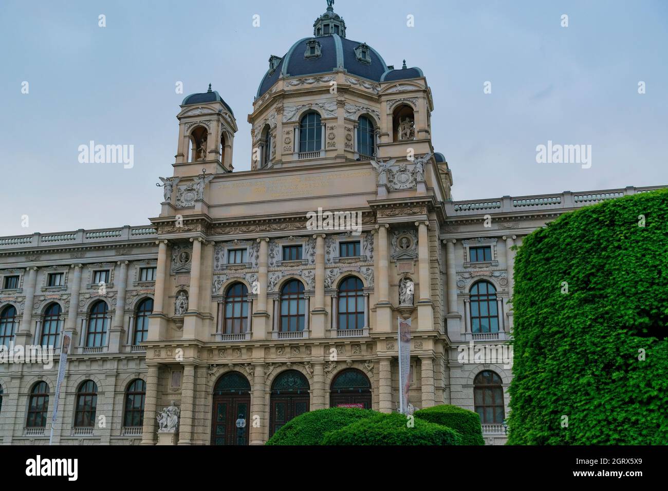 30 mai 2019 Vienne, Autriche - Musée Kunsthorisches de Vienne (Musée des beaux-arts) ciel nuageux Banque D'Images