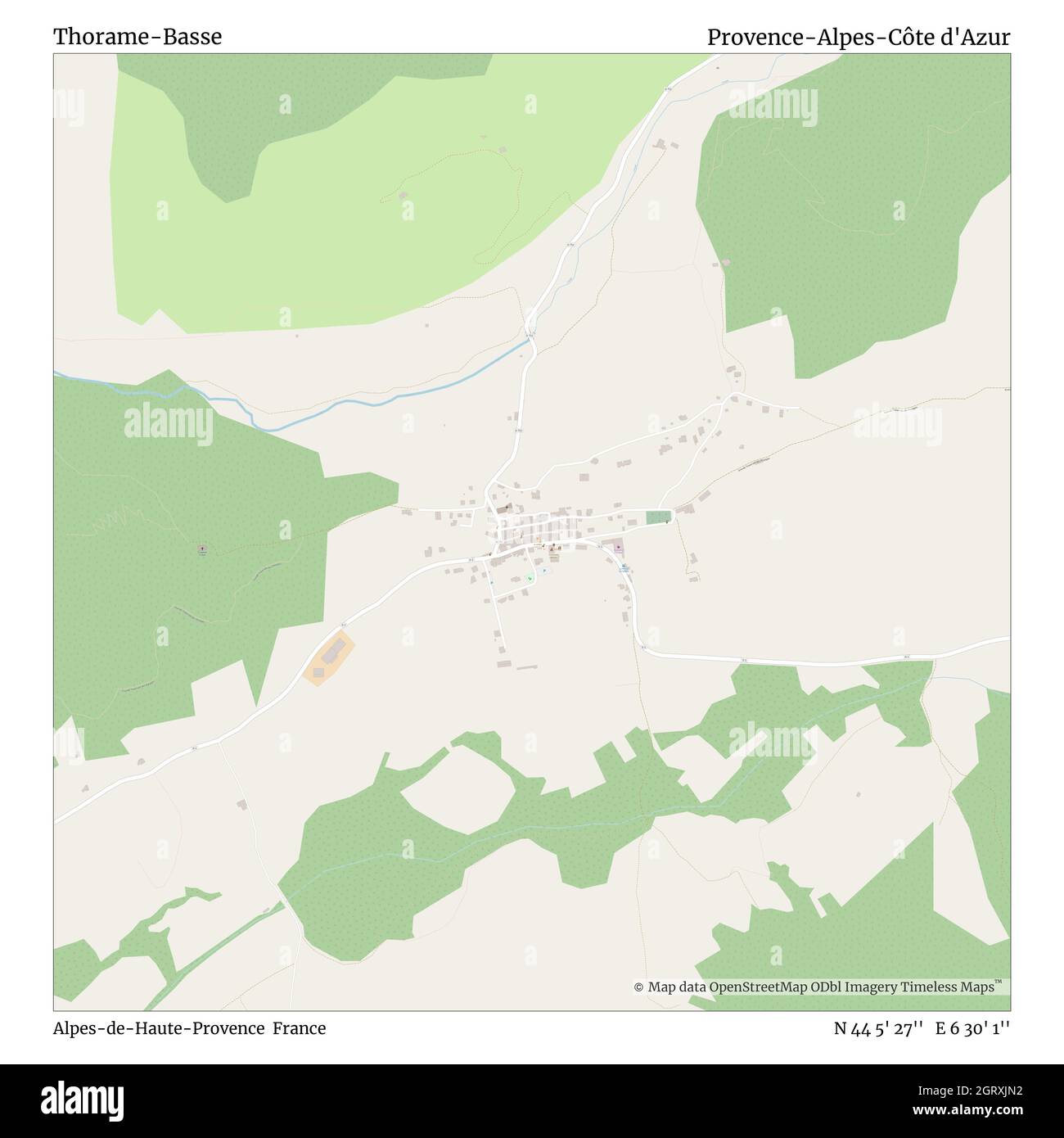 Thorame-Basse, Alpes-de-haute-Provence, France, Provence-Alpes-Côte d'Azur, N 44 5' 27'', E 6 30' 1'', carte, carte intemporelle publiée en 2021.Les voyageurs, les explorateurs et les aventuriers comme Florence Nightingale, David Livingstone, Ernest Shackleton, Lewis et Clark et Sherlock Holmes se sont appuyés sur des cartes pour planifier leurs voyages dans les coins les plus reculés du monde. Timeless Maps dresse la carte de la plupart des sites du monde, montrant ainsi la réalisation de grands rêves Banque D'Images