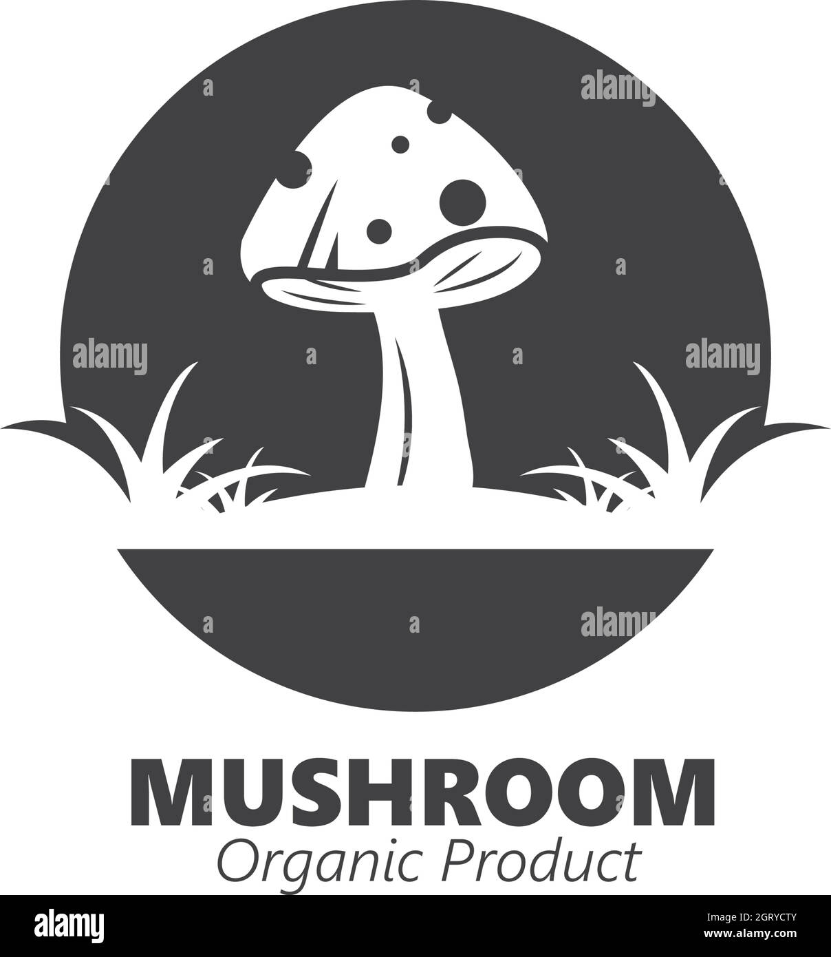 motif icône d'illustration à vecteur champignon Illustration de Vecteur