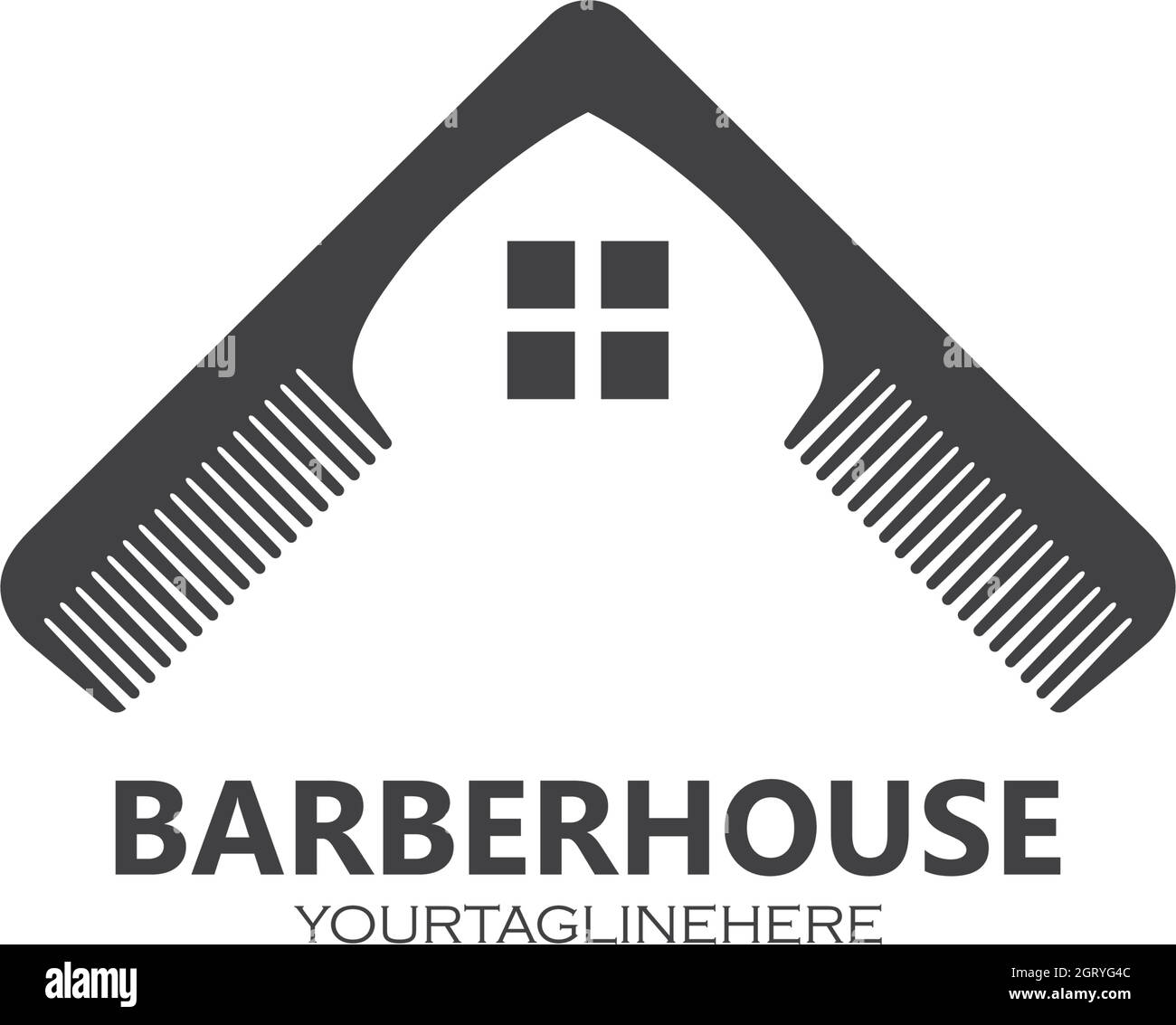 icône du salon de coiffure icône vectorielle Illustration de Vecteur