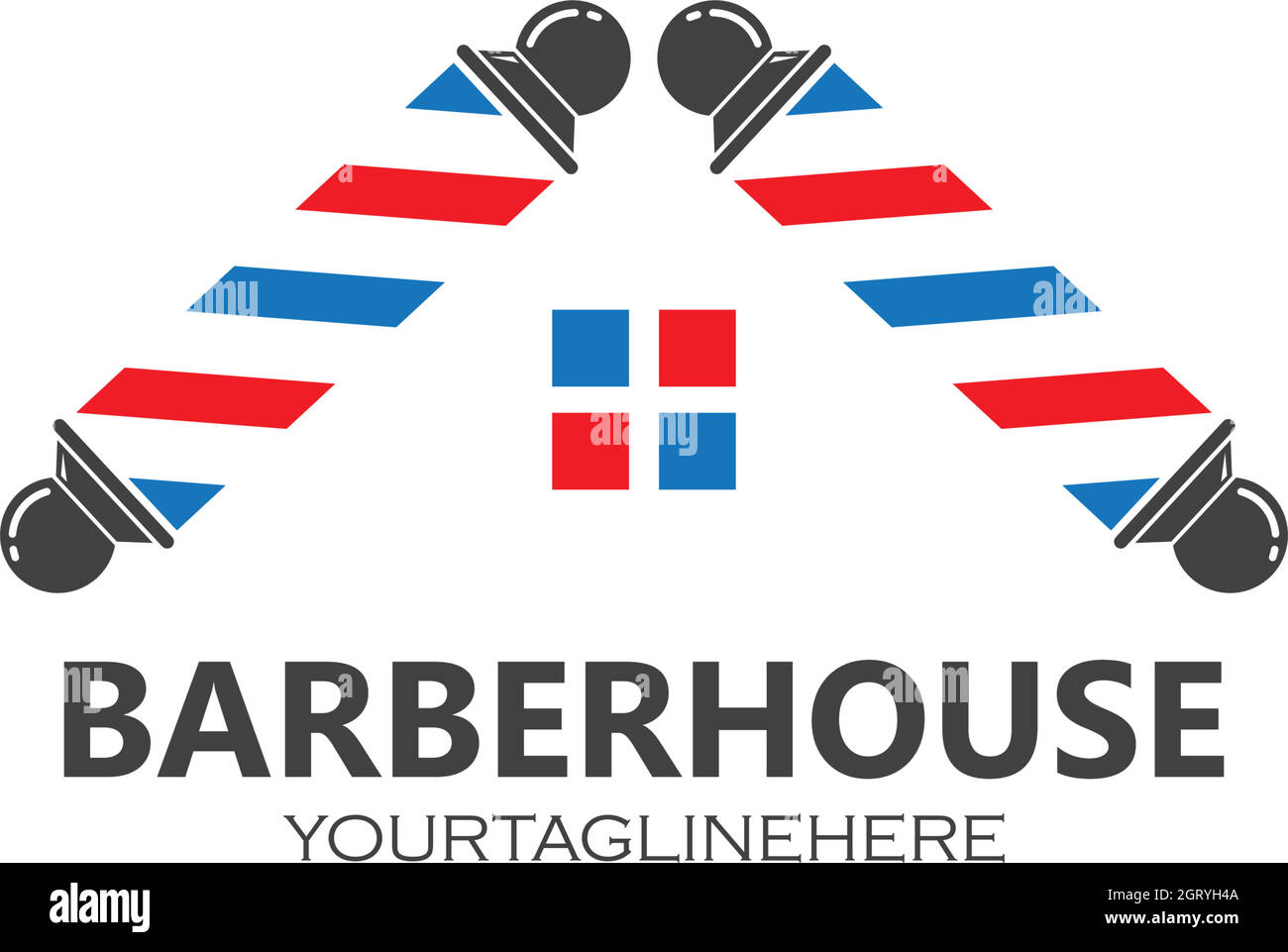 icône du salon de coiffure icône vectorielle Illustration de Vecteur