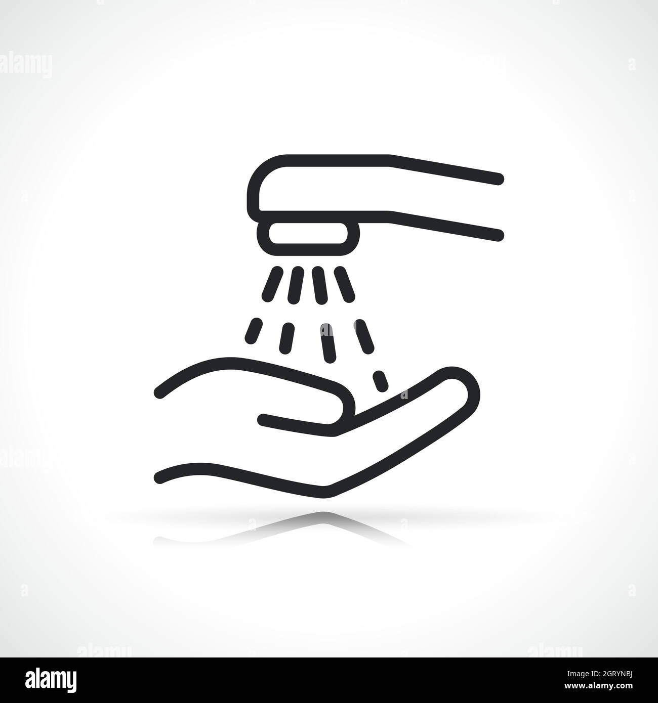 icône de lavage des mains Illustration de Vecteur