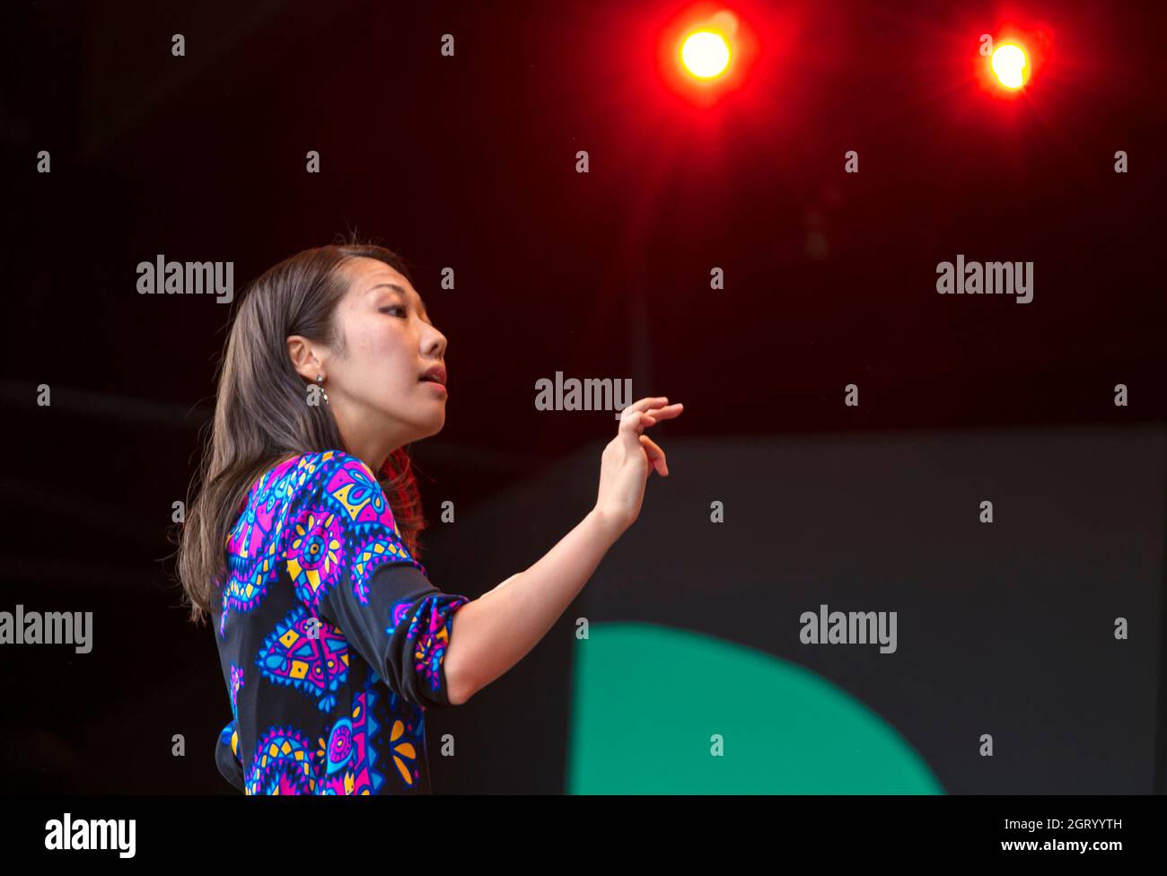 MIHO MAZAMA dirige M UNIT au Monterey Jazz Festival 2021. Banque D'Images